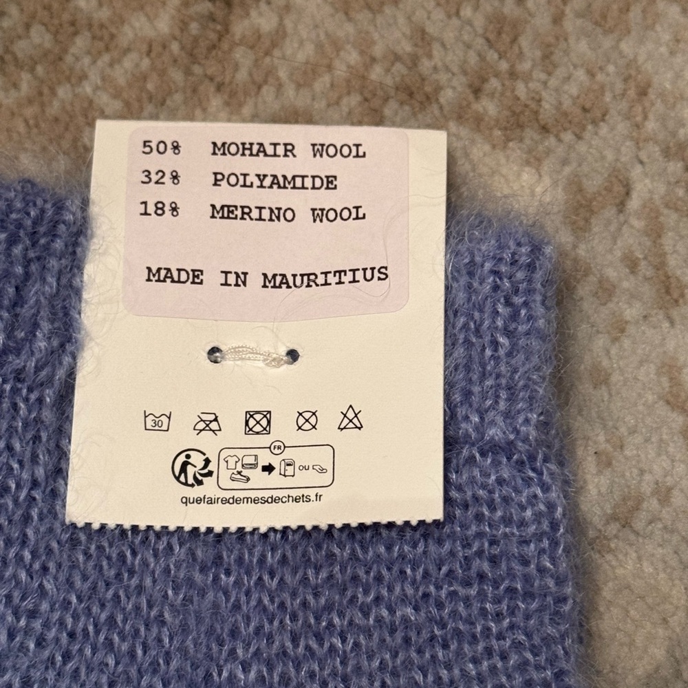 Soeur mohair wool socks blue - Picture 4 of 5